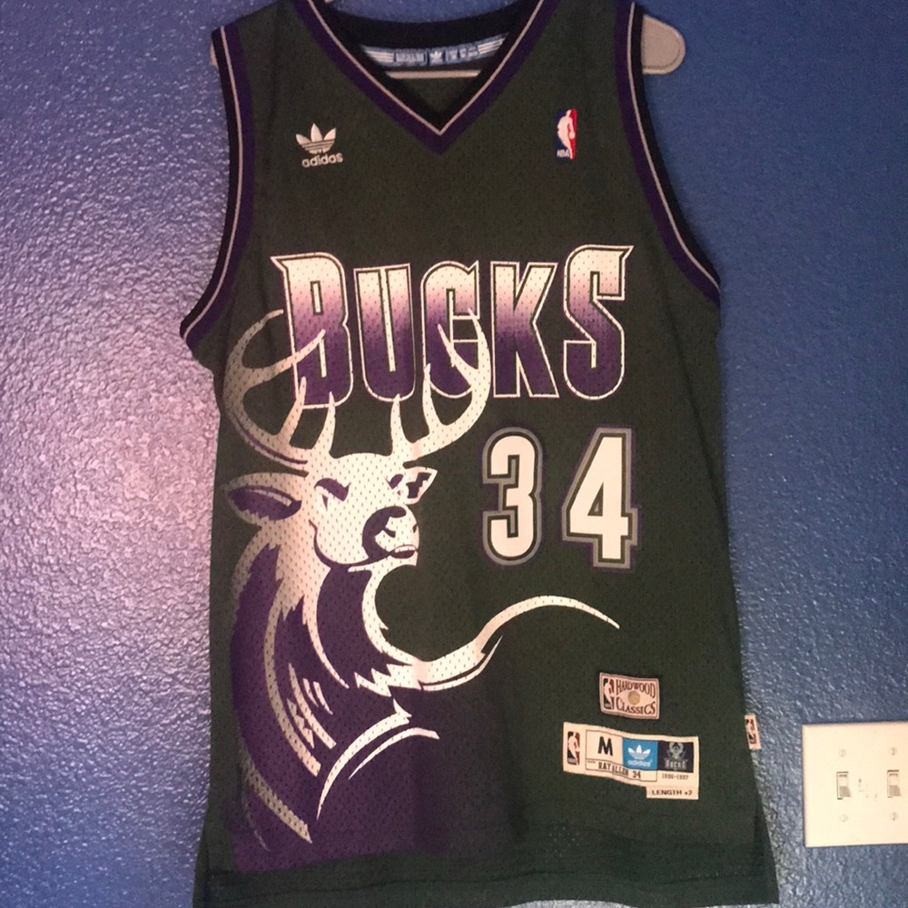 Ray Allen Bucks Hardware Classic Jersey